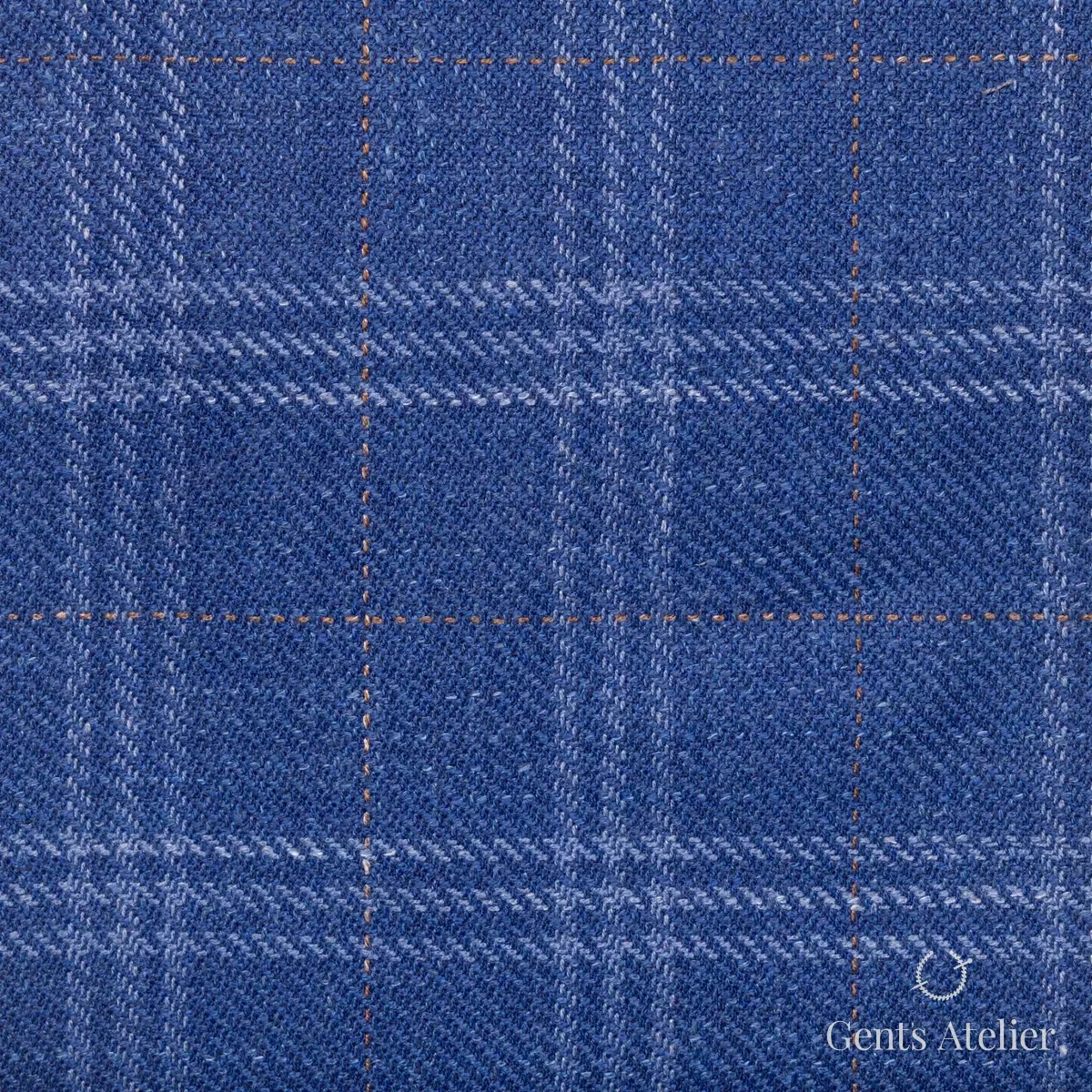 Костюм из Gent's Colors 2699-16 — синий, Шерсть, лён, шёлк